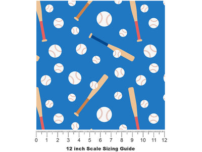 Play Ball Sport Vinyl Film Pattern Size 12 inch Scale~Rwraps Play Ball Sport Sizing Chart~2