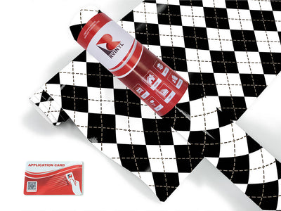 play checkers argyle Craft Vinyl Roll