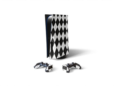 play checkers argyle Sony PS5 DIY Skin