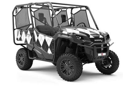 Play Checkers Argyle Utility Vehicle Vinyl Wrap