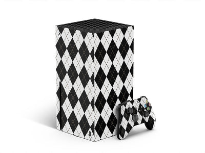 play checkers argyle XBOX DIY Decal