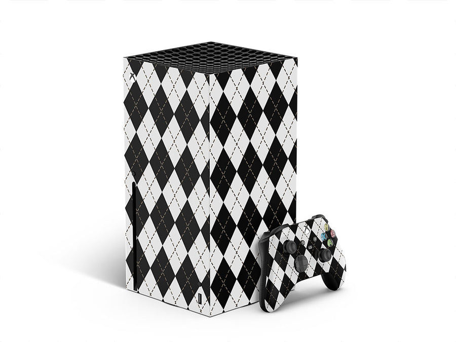 play checkers argyle XBOX DIY Decal