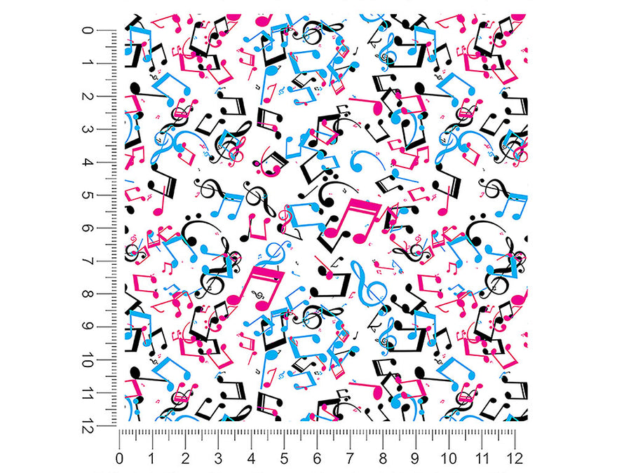 playful notes music 1ft x 1ft Craft Sheets