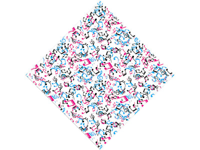 Playful Notes Music Vinyl Wrap Pattern