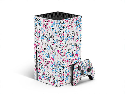 playful notes music XBOX DIY Decal