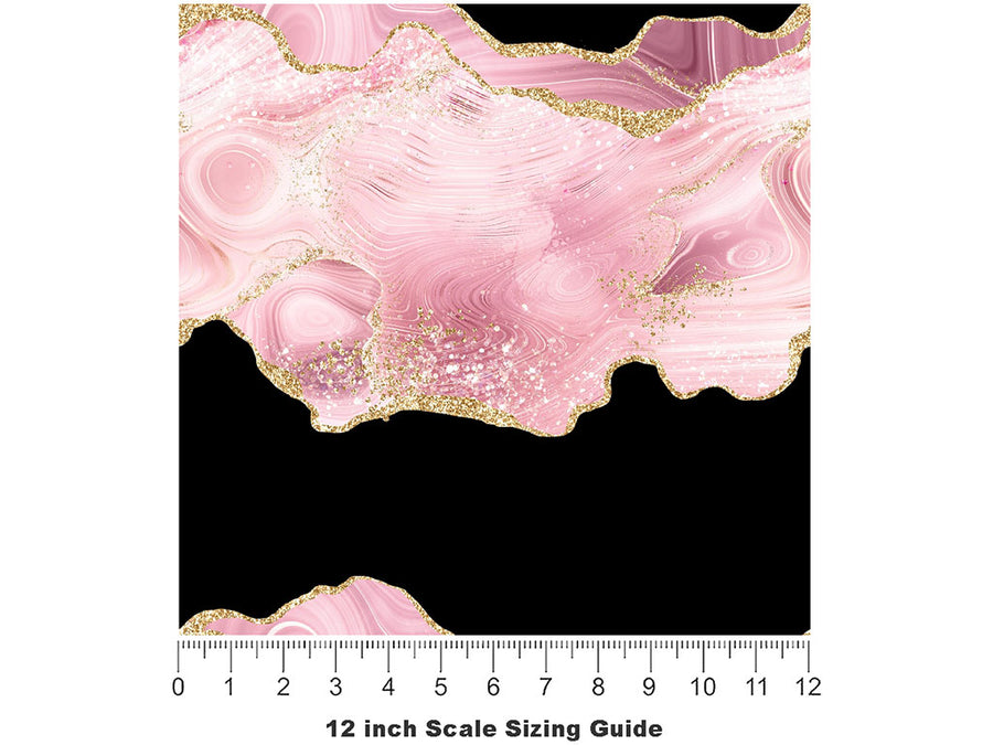 Playing Coy Gemstone Vinyl Film Pattern Size 12 inch Scale~Rwraps Playing Coy Gemstone Sizing Chart~2