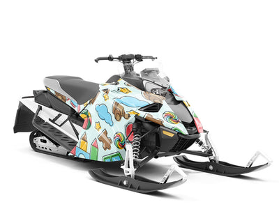 Playroom Fun Toy Room Custom Wrapped Snowmobile