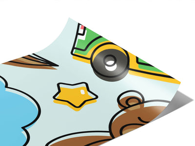 Playroom Fun Toy Room Vinyl Wraps~Rwraps Series 914 Digitally Printed Vinyl Wrap~0
