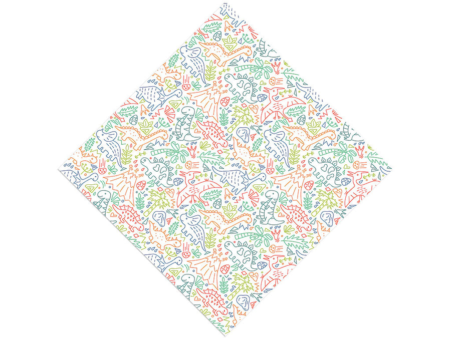 Playroom Pals Dinosaur Vinyl Wrap Pattern