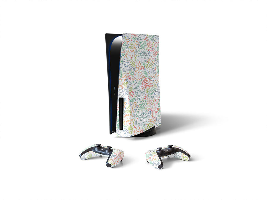playroom pals dinosaur Sony PS5 DIY Skin