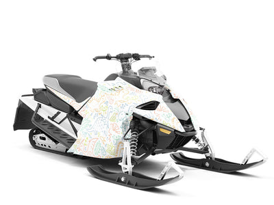 Playroom Pals Dinosaur Custom Wrapped Snowmobile