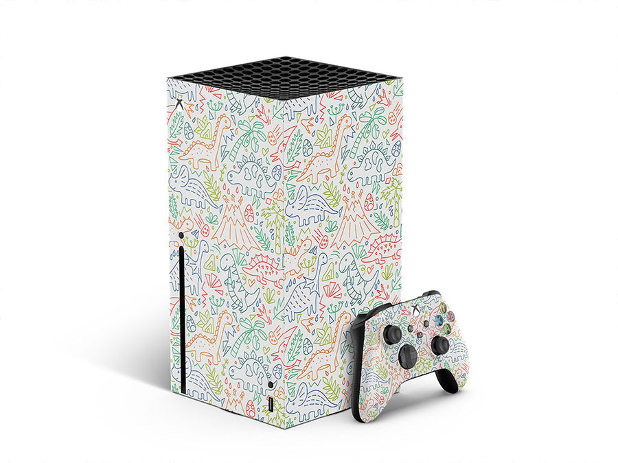 playroom pals dinosaur XBOX DIY Decal