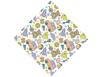 Playroom Pastels Toy Room Vinyl Wrap Pattern