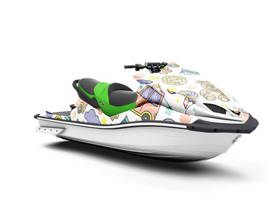 Playroom Pastels Toy Room Jet Ski Vinyl Customized Wrap