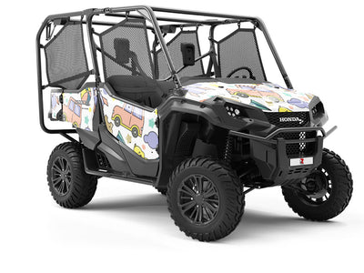 Playroom Pastels Toy Room Utility Vehicle Vinyl Wrap