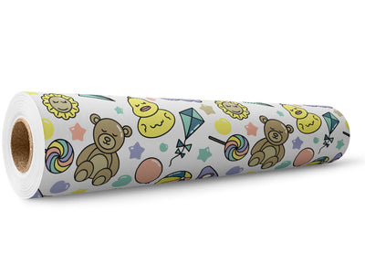 Playroom Pastels Toy Room Wrap Film Wholesale Roll~Rwraps Series 914 Digitally Printed Vinyl Roll~5