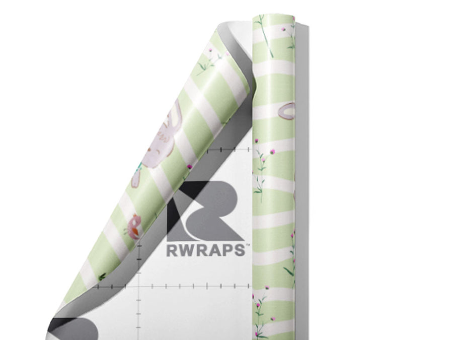 Pleasant Company Animal Wrap Film Sheets~Rwraps Series 914 Pleasant Company Animal Scrolled Sheet~3