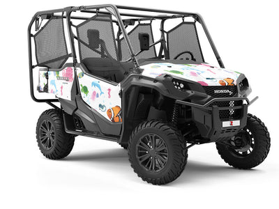 Pleasant Habitat Marine Life Utility Vehicle Vinyl Wrap