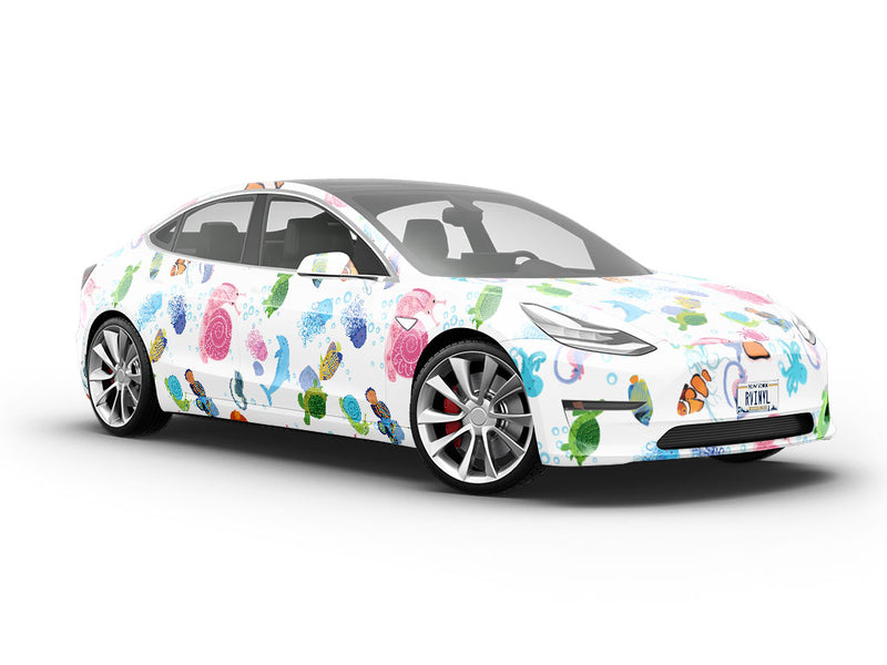Pleasant Habitat Marine Life Vehicle Vinyl Wrap