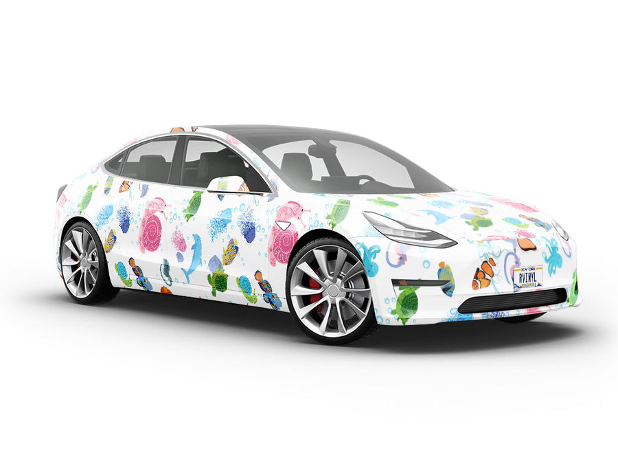 Pleasant Habitat Marine Life Vehicle Vinyl Wrap