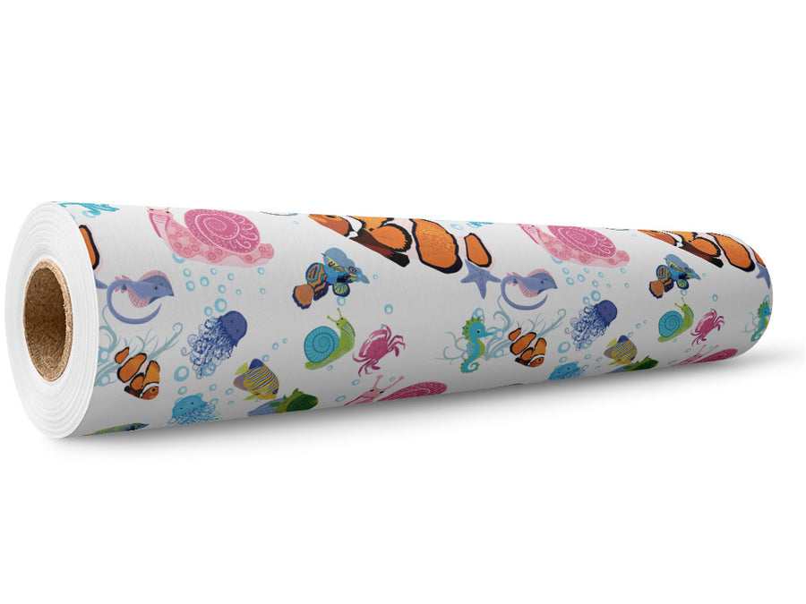 Pleasant Habitat Marine Life Wrap Film Wholesale Roll~Rwraps Series 914 Digitally Printed Vinyl Roll~5