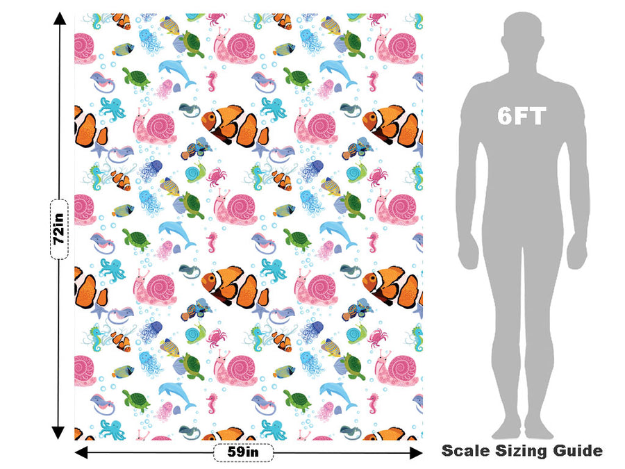 Pleasant Habitat Marine Life Vehicle Wrap Scale~Rwraps Series 914 Pleasant Habitat Marine Life Measurements~1