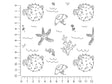 pleasant puffer salt water 1ft x 1ft Craft Sheets