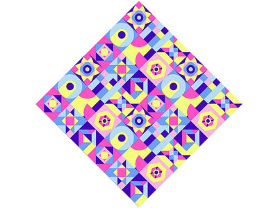 Pleasure Boat Mosaic Vinyl Wrap Pattern