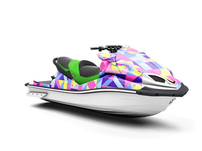 Pleasure Boat Mosaic Jet Ski Vinyl Customized Wrap