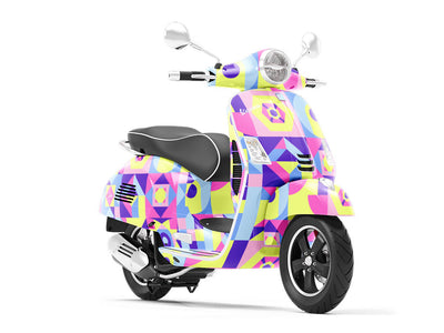 Pleasure Boat Mosaic Vespa Scooter Wrap Film