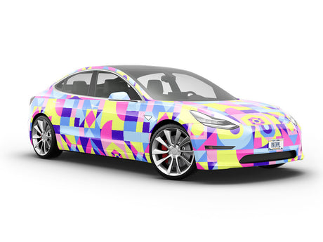 Pleasure Boat Mosaic Vehicle Vinyl Wrap