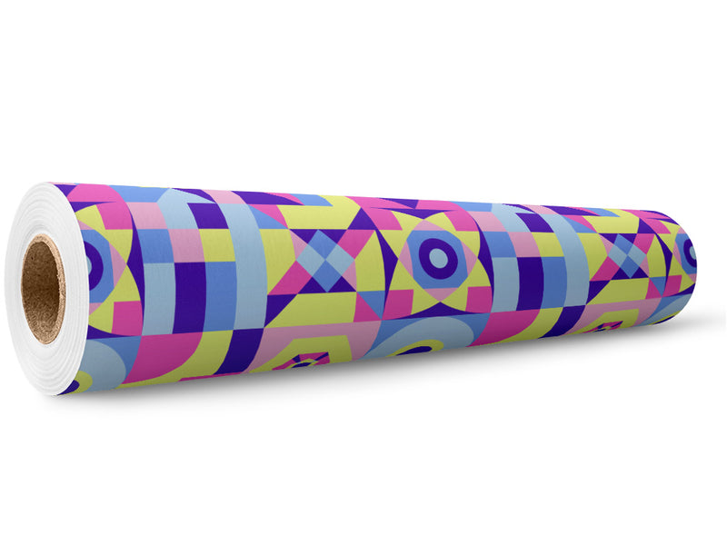 Pleasure Boat Mosaic Wrap Film Wholesale Roll~Rwraps Series 914 Digitally Printed Vinyl Roll~5