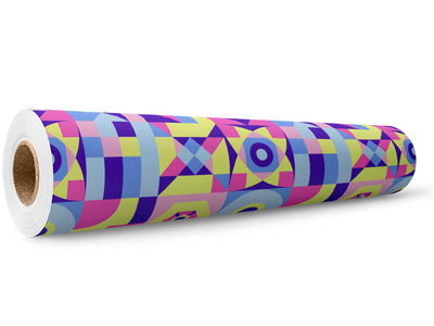 Pleasure Boat Mosaic Wrap Film Wholesale Roll~Rwraps Series 914 Digitally Printed Vinyl Roll~5
