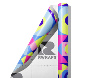 Pleasure Boat Mosaic Wrap Film Sheets~Rwraps Series 914 Pleasure Boat Mosaic Scrolled Sheet~3