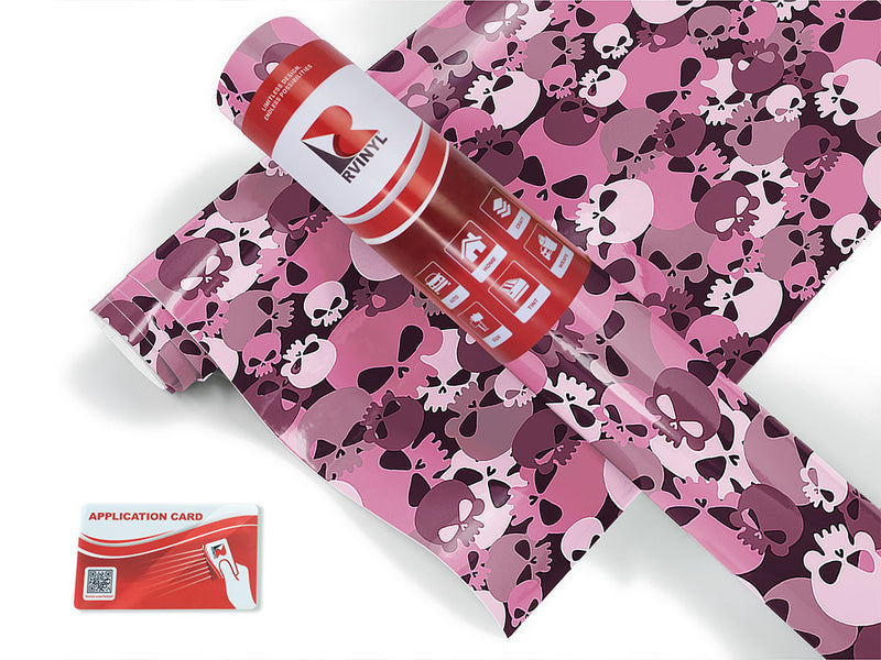 plum calvaria skull and bones Craft Vinyl Roll