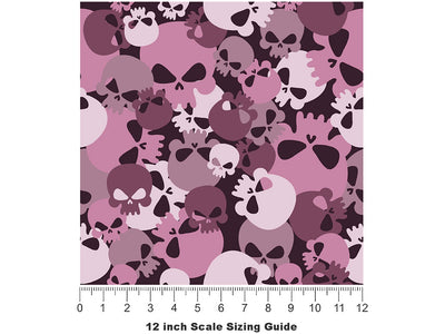 Plum Calvaria Halloween Vinyl Film Pattern Size 12 inch Scale~Rwraps Plum Calvaria Halloween Sizing Chart~2