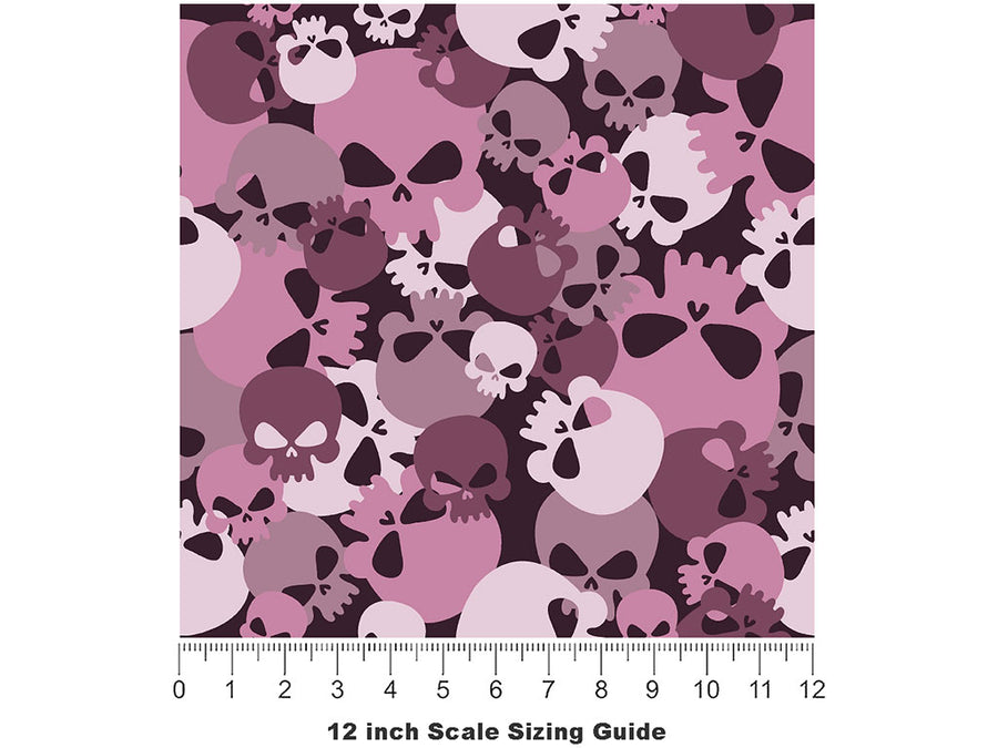 Plum Calvaria Halloween Vinyl Film Pattern Size 12 inch Scale~Rwraps Plum Calvaria Halloween Sizing Chart~2