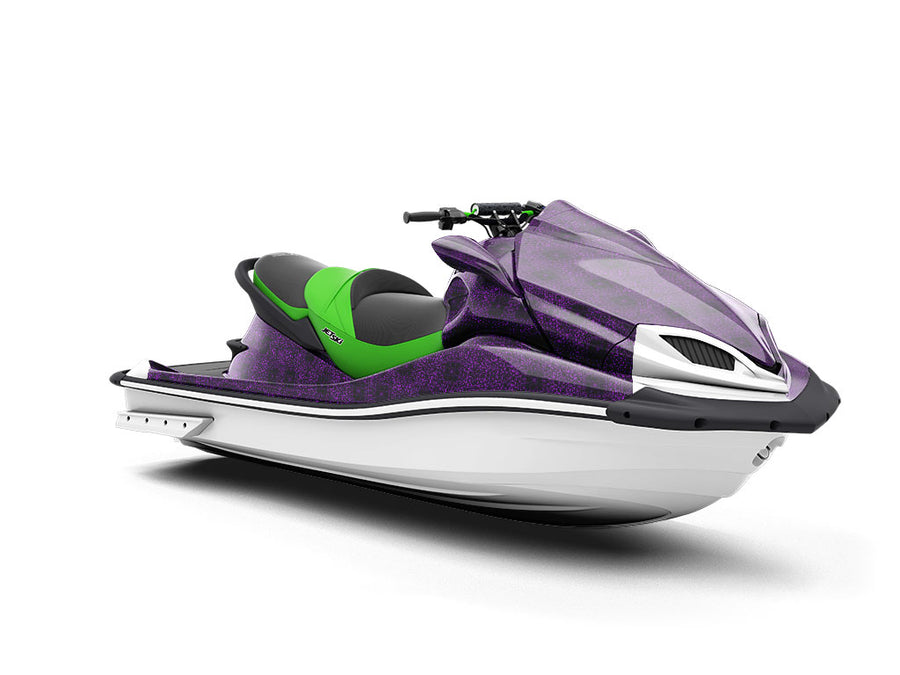 Plum Formations Mosaic Jet Ski Vinyl Customized Wrap