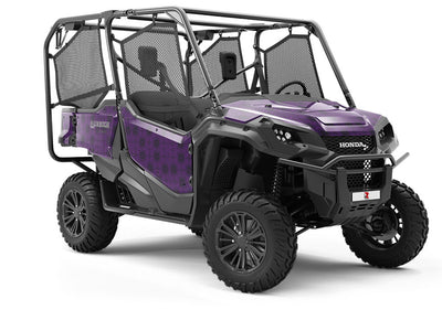 Plum Formations Mosaic Utility Vehicle Vinyl Wrap