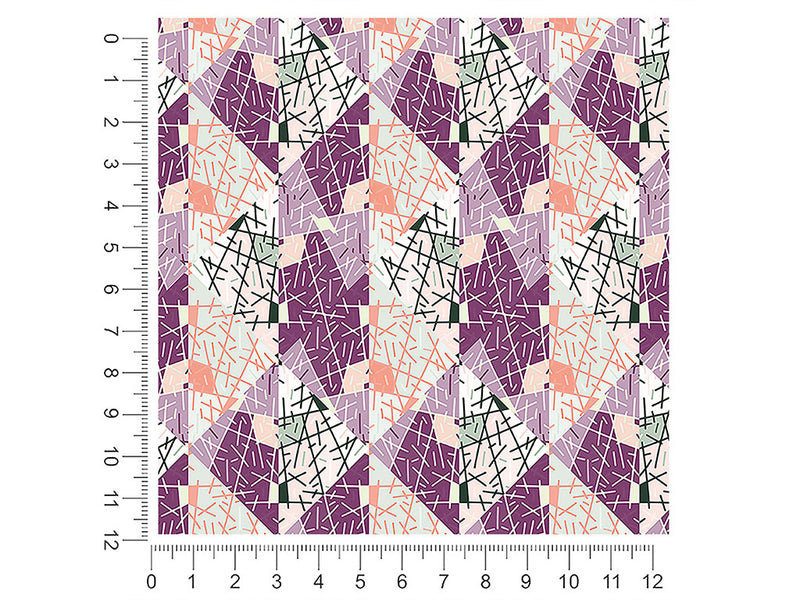 plum pudding art deco 1ft x 1ft Craft Sheets