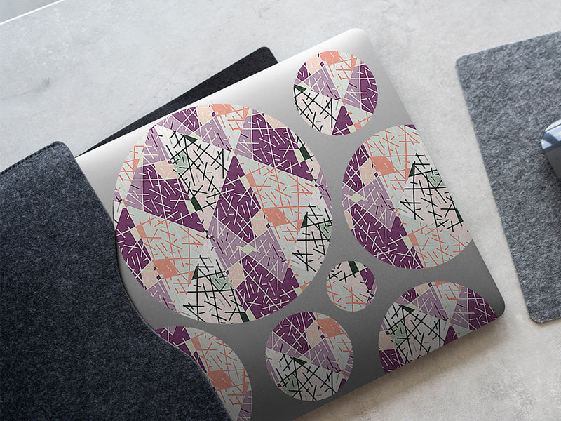 plum pudding art deco DIY Laptop Stickers