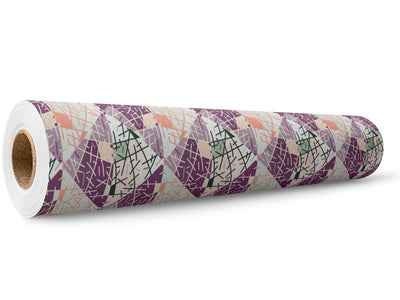 Plum Pudding Art Deco Wrap Film Wholesale Roll~Rwraps Series 914 Digitally Printed Vinyl Roll~5