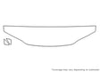 breeze 3M Clear Bra Hood Precut PPF Diagram