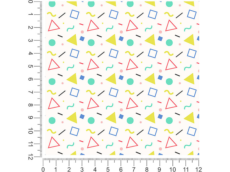 pocket lint abstract geometric 1ft x 1ft Craft Sheets