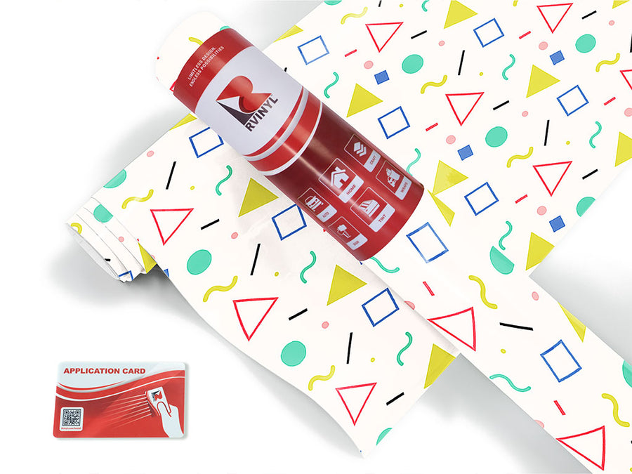 pocket lint abstract geometric Craft Vinyl Roll
