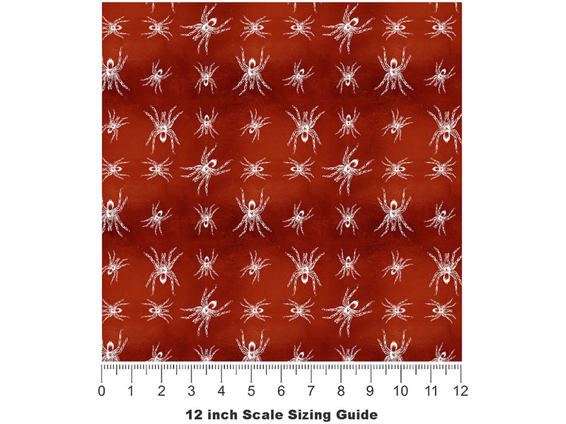 Poison Kiss Horror Vinyl Film Pattern Size 12 inch Scale~Rwraps Poison Kiss Horror Sizing Chart~2