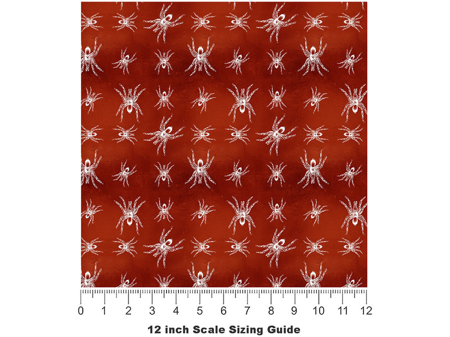 Poison Kiss Horror Vinyl Film Pattern Size 12 inch Scale~Rwraps Poison Kiss Horror Sizing Chart~2