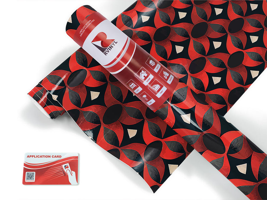 poison petals art deco Craft Vinyl Roll