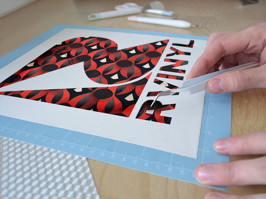 poison petals art deco Easy Weed Craft Vinyl