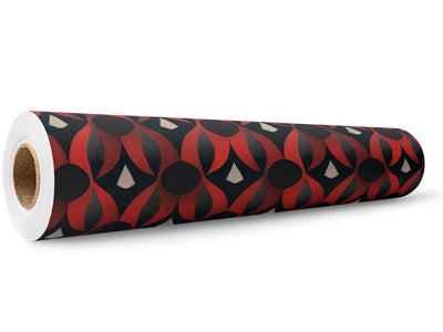 Poison Petals Art Deco Wrap Film Wholesale Roll~Rwraps Series 914 Digitally Printed Vinyl Roll~5